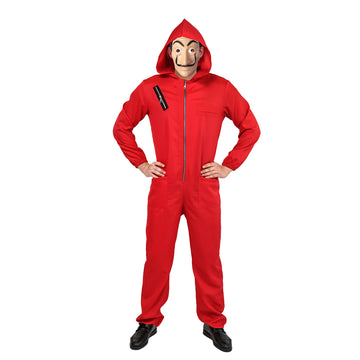 Adult Red Robber Costume