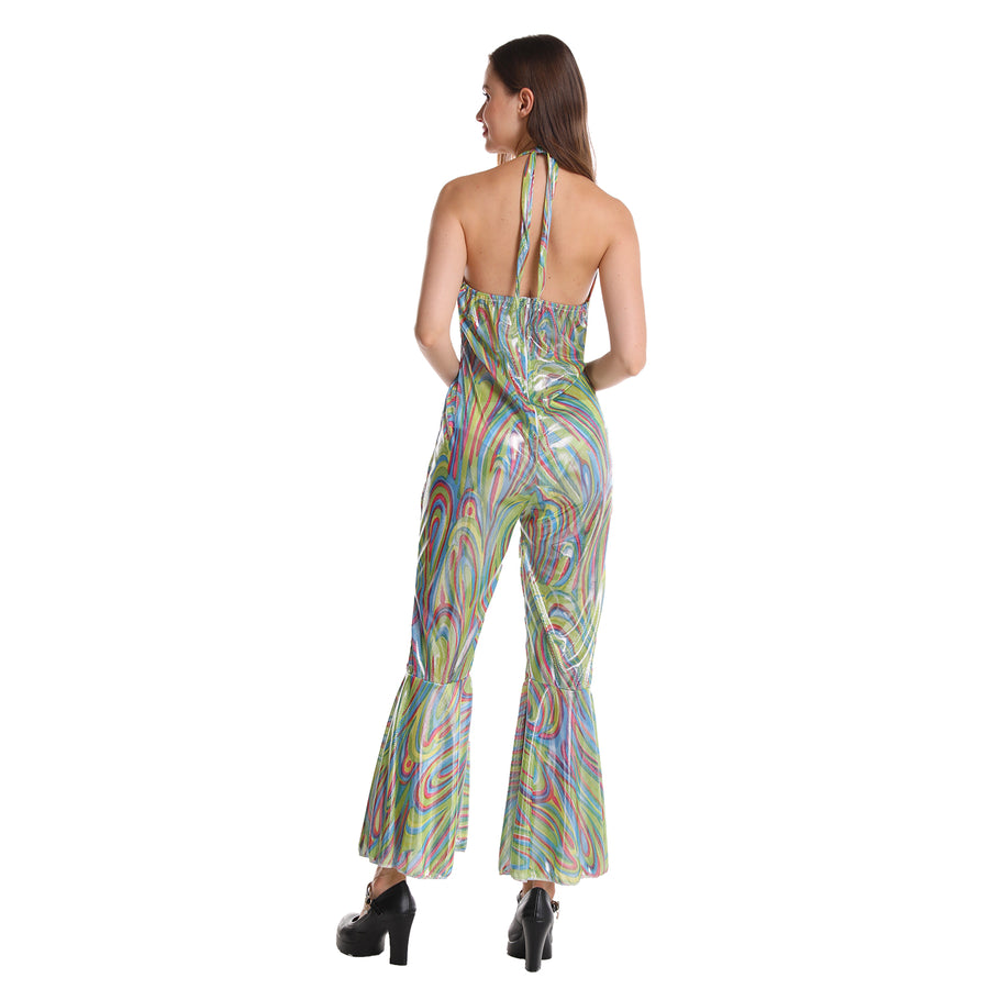 Adult Ladies Disco Jumpsuit