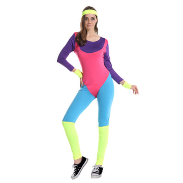 Adult 80s Aerobics Costume