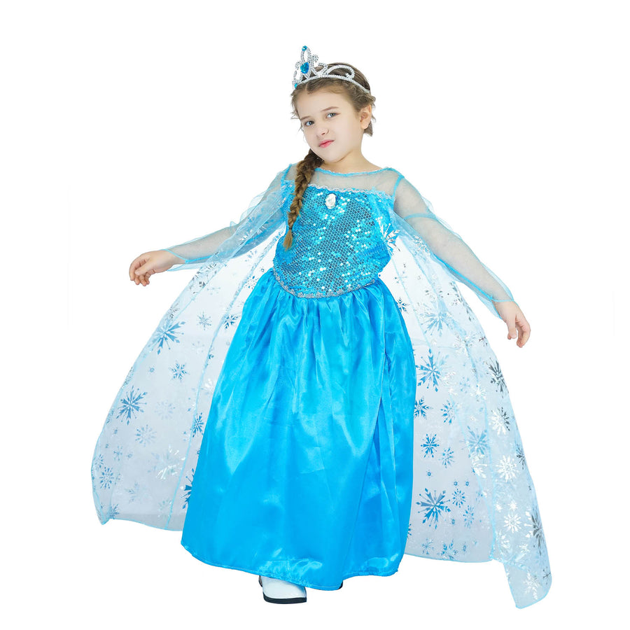 Children Ice Queen Costume
