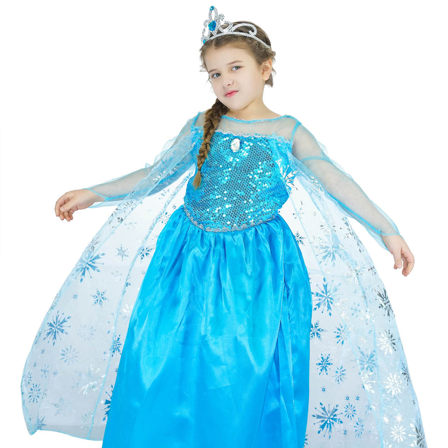 Children Ice Queen Costume