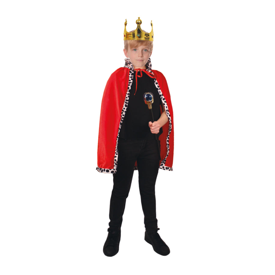 Children King Costume (Red)