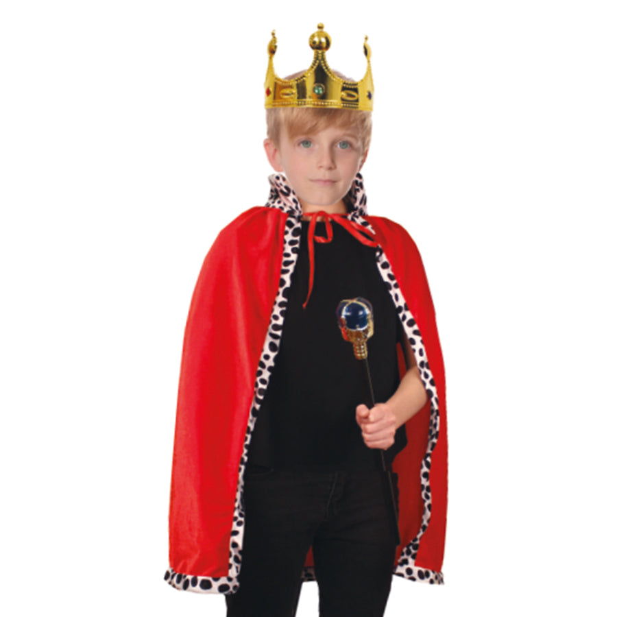 Children King Costume (Red)