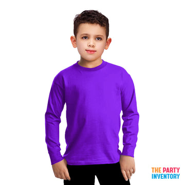 Children's Long Sleeve Top (Purple)