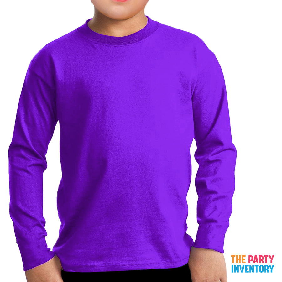 Children's Long Sleeve Top (Purple)