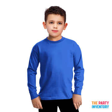 Children's Long Sleeve Top (Blue)
