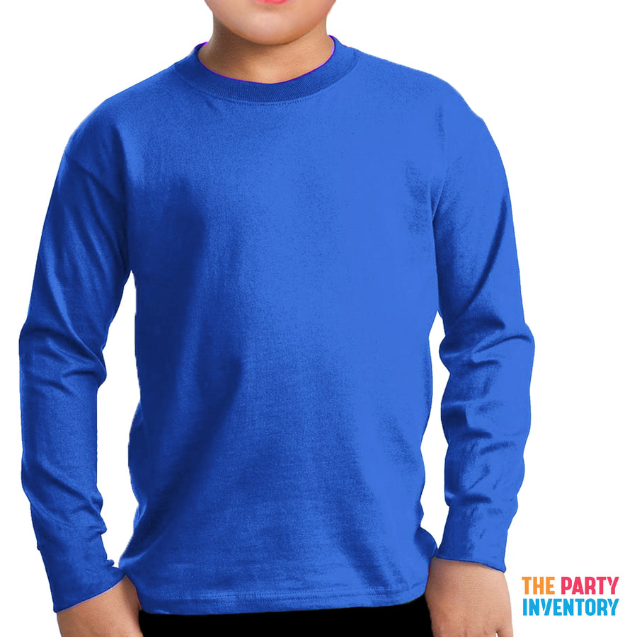 Children's Long Sleeve Top (Blue)