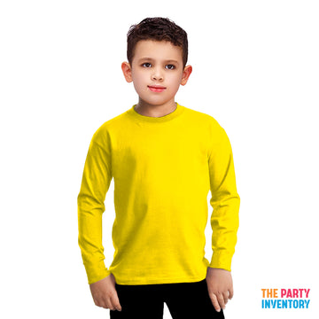 Children's Long Sleeve Top (Yellow)