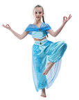 Children's Blue Arabian Princess Costume