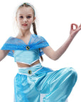 Children's Blue Arabian Princess Costume