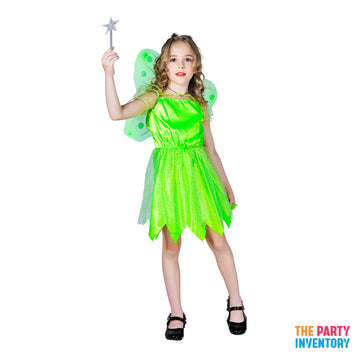 Children Green Fairy Costume