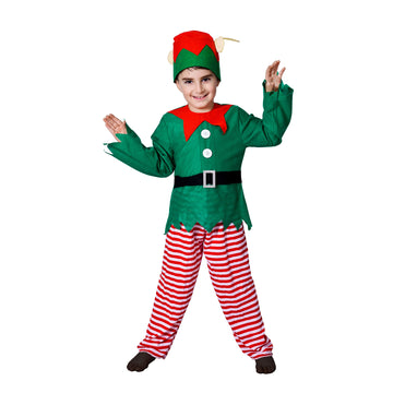 Children's Christmas Elf Boy Costume
