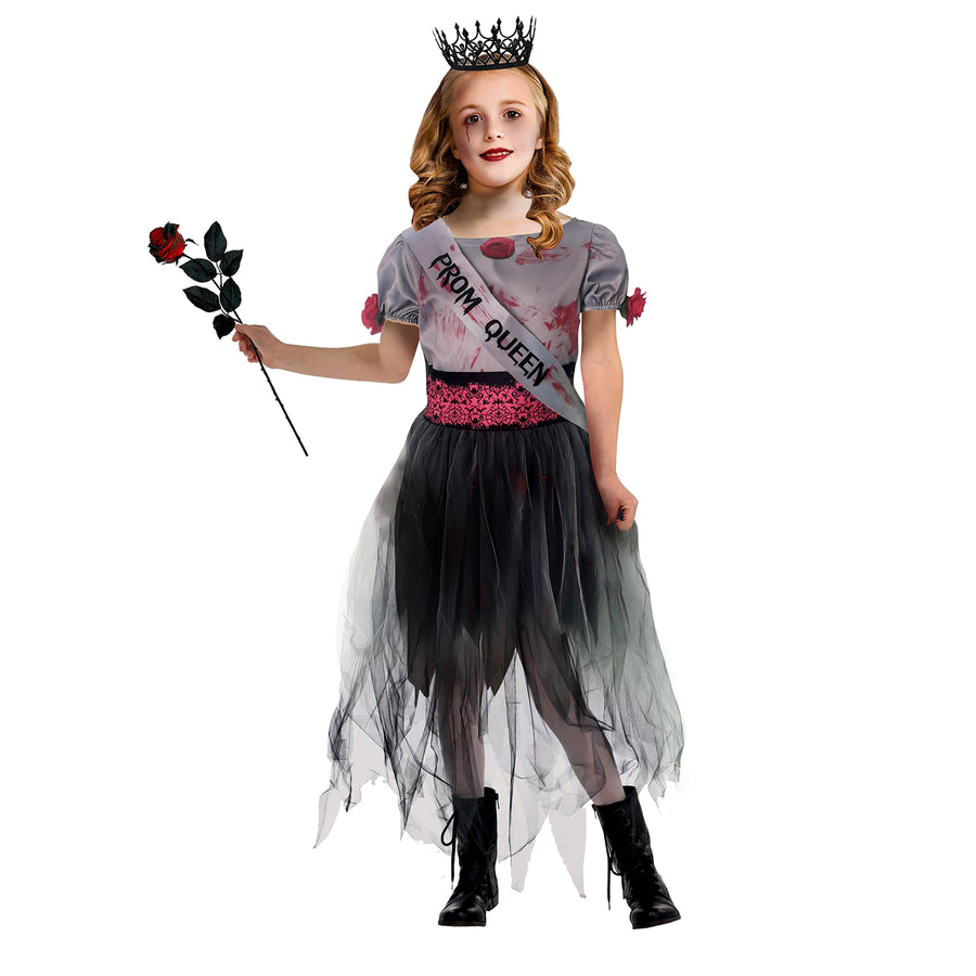 Children Zombie Prom Queen Costume