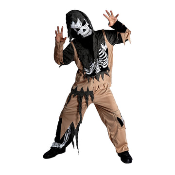 Children Zombie Skeleton Costume