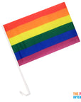 Rainbow Car Flag