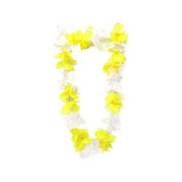 Hawaiian Lei (White & Yellow)