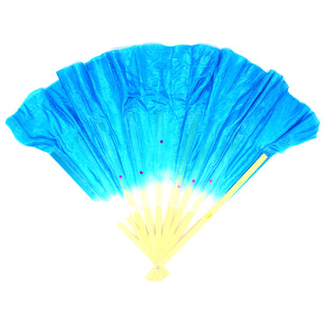 Sequin Dance Fan (Blue) dancing fan