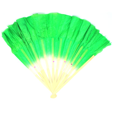Sequin Dance Fan (Green) dancing fan