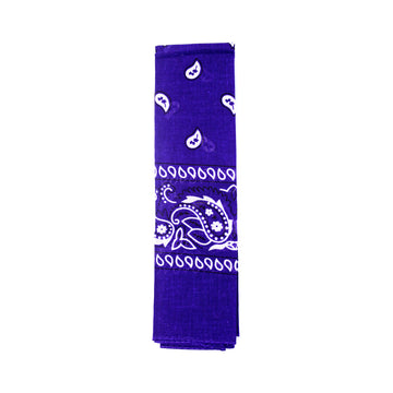 Paisley Bandana (Purple)