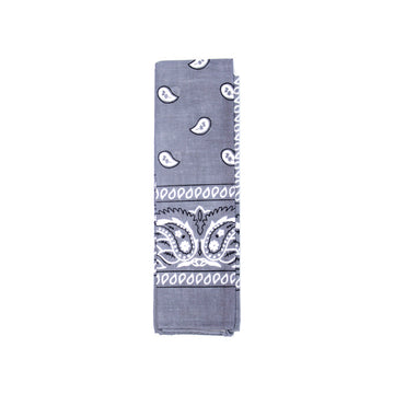 Paisley Bandana (Grey)