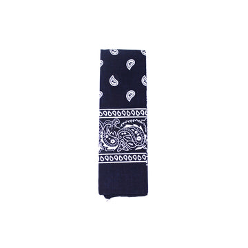 Paisley Bandana (Dark Navy Blue)