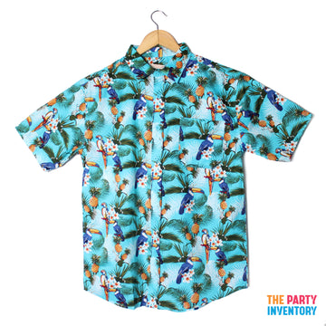 Adult Hawaiian Shirt (Tropical Birds)