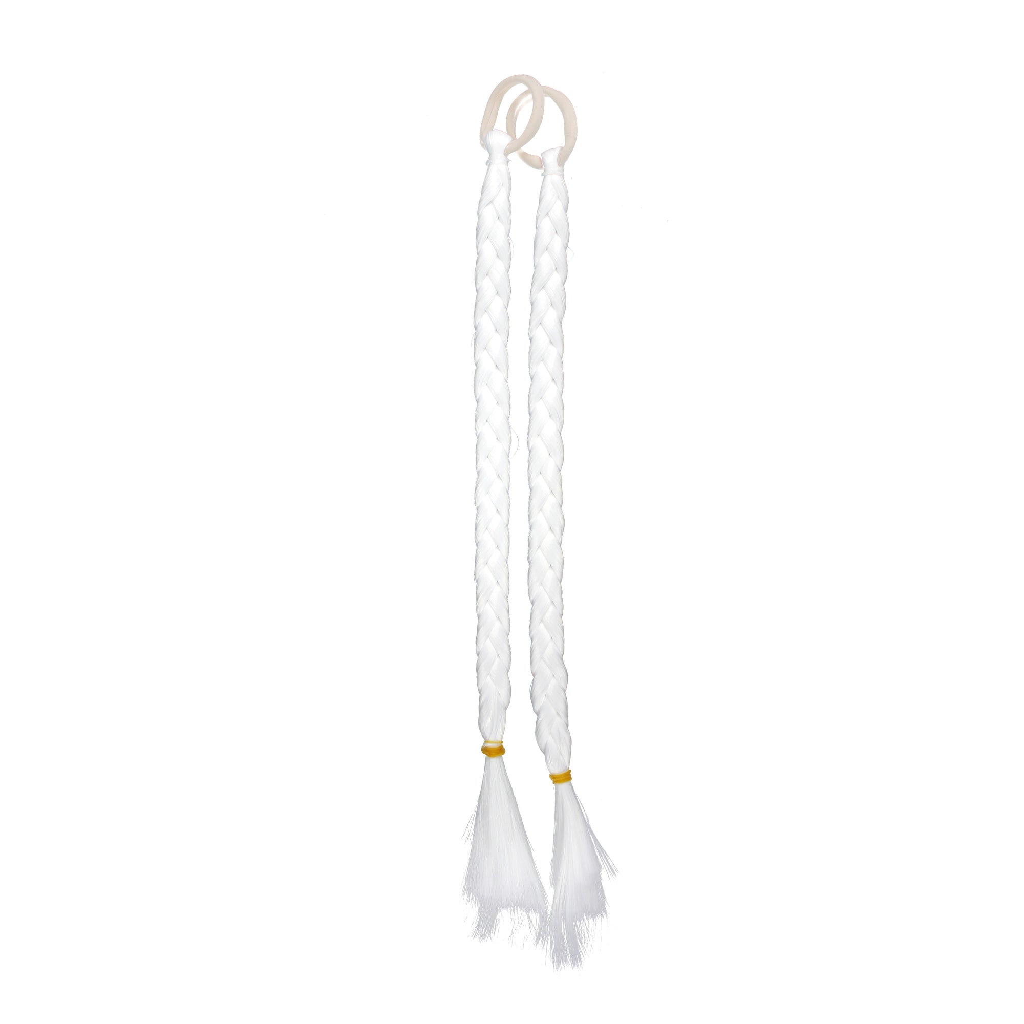Long Braided Hair Extension (White)