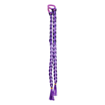 Long Braided Hair Extension (Purple)