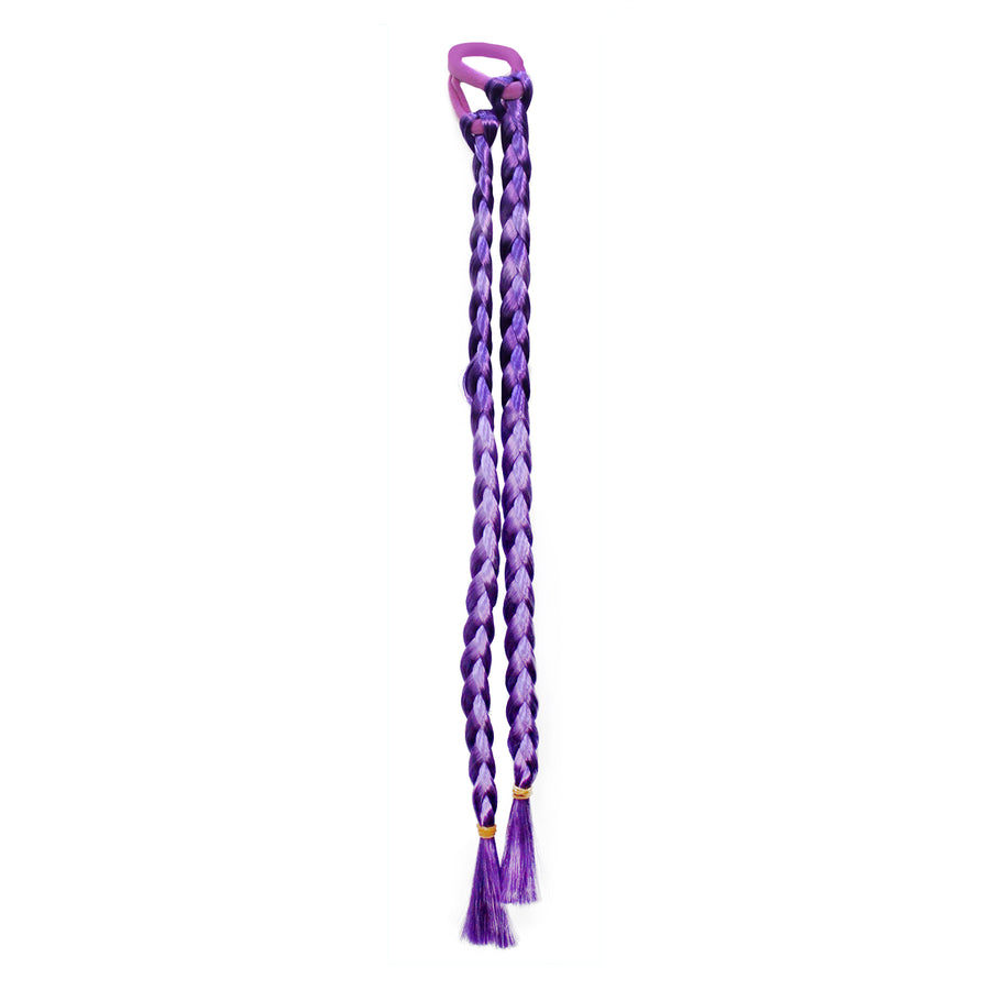 Long Braided Hair Extension (Purple)