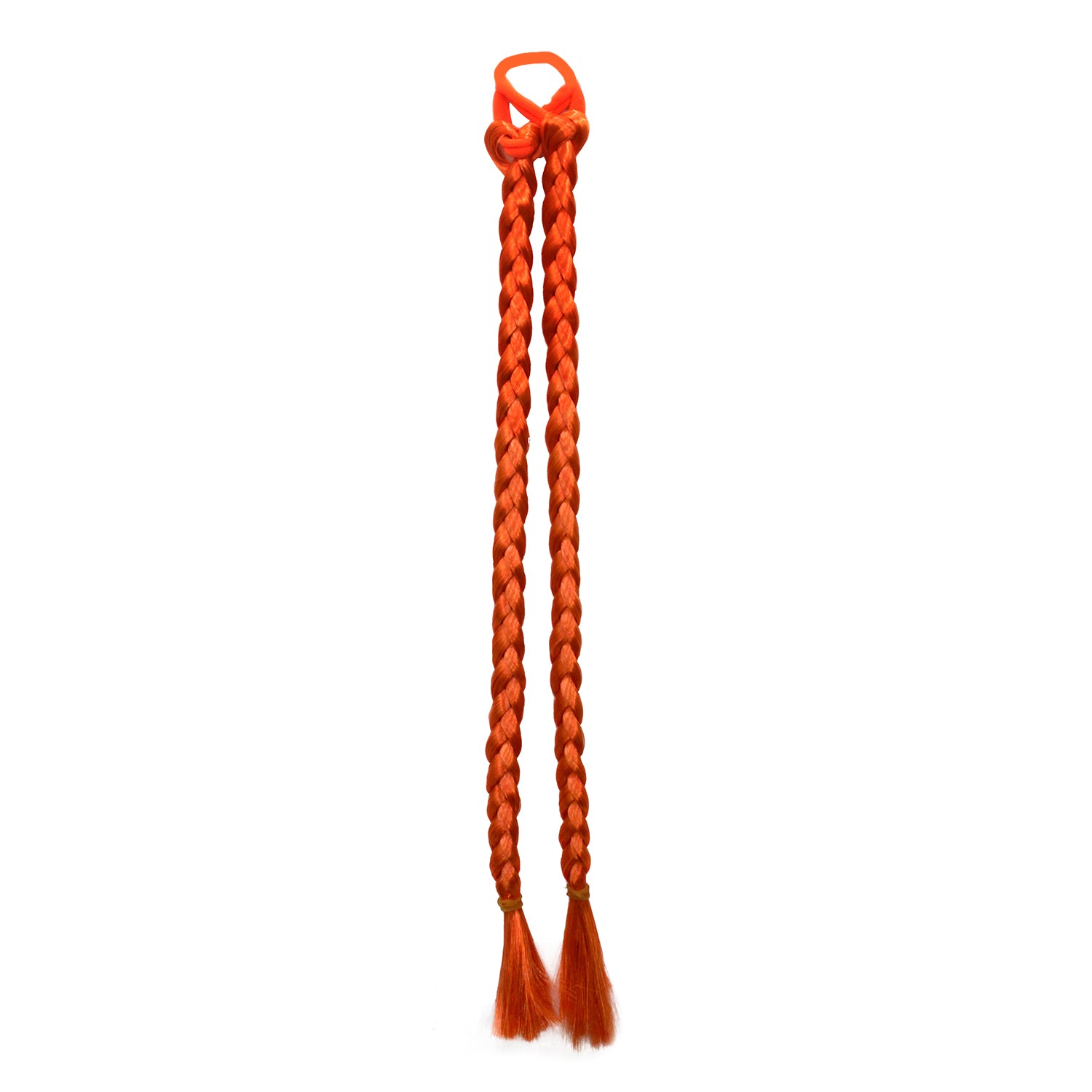 Long Braided Hair Extension (Orange)