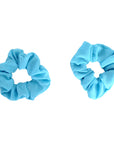 Fluro Blue Hair Scrunchie (2pk)