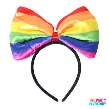 Rainbow Bow Headband