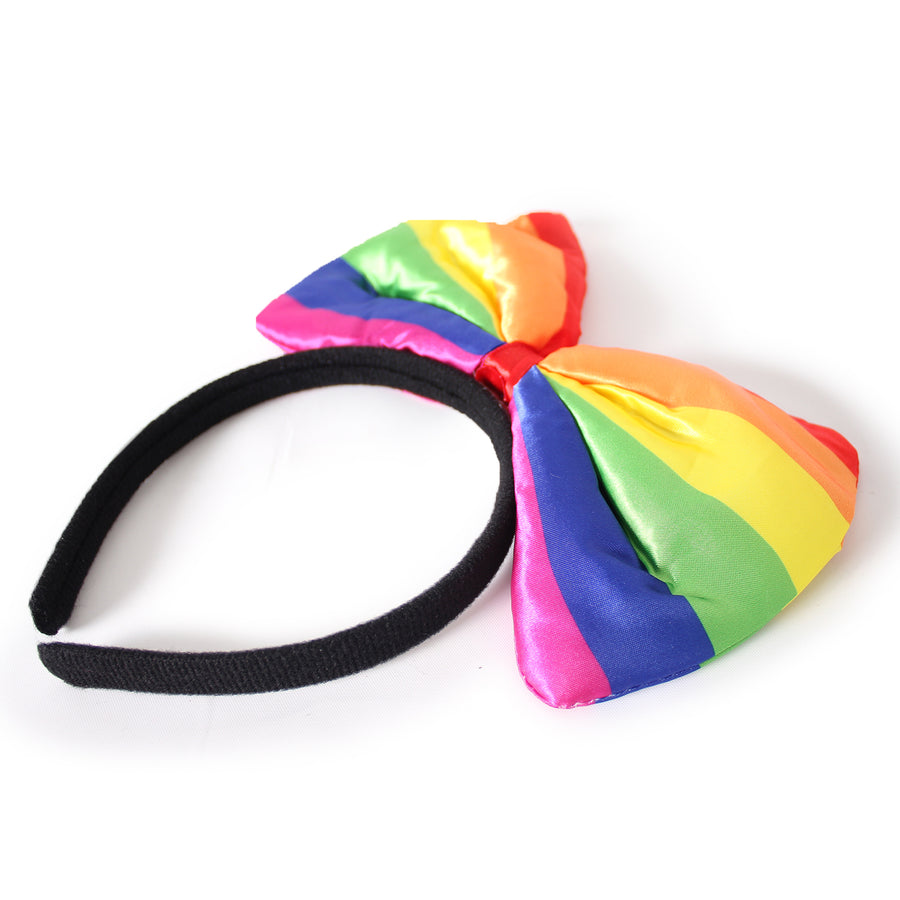 Rainbow Bow Headband