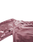 Rose Gold Metallic Long Shorts