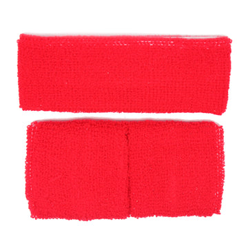 Sweatband & Wristband Set (Red)