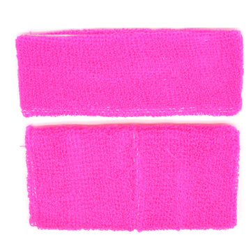 Sweatband & Wristband Set (Pink)