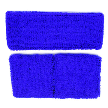 Sweatband & Wristband Set (Dark Blue)