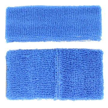 Sweatband & Wristband Set (Blue)