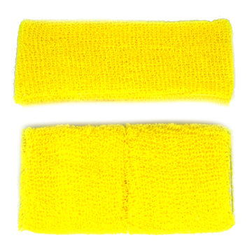 Sweatband & Wristband Set (Yellow)
