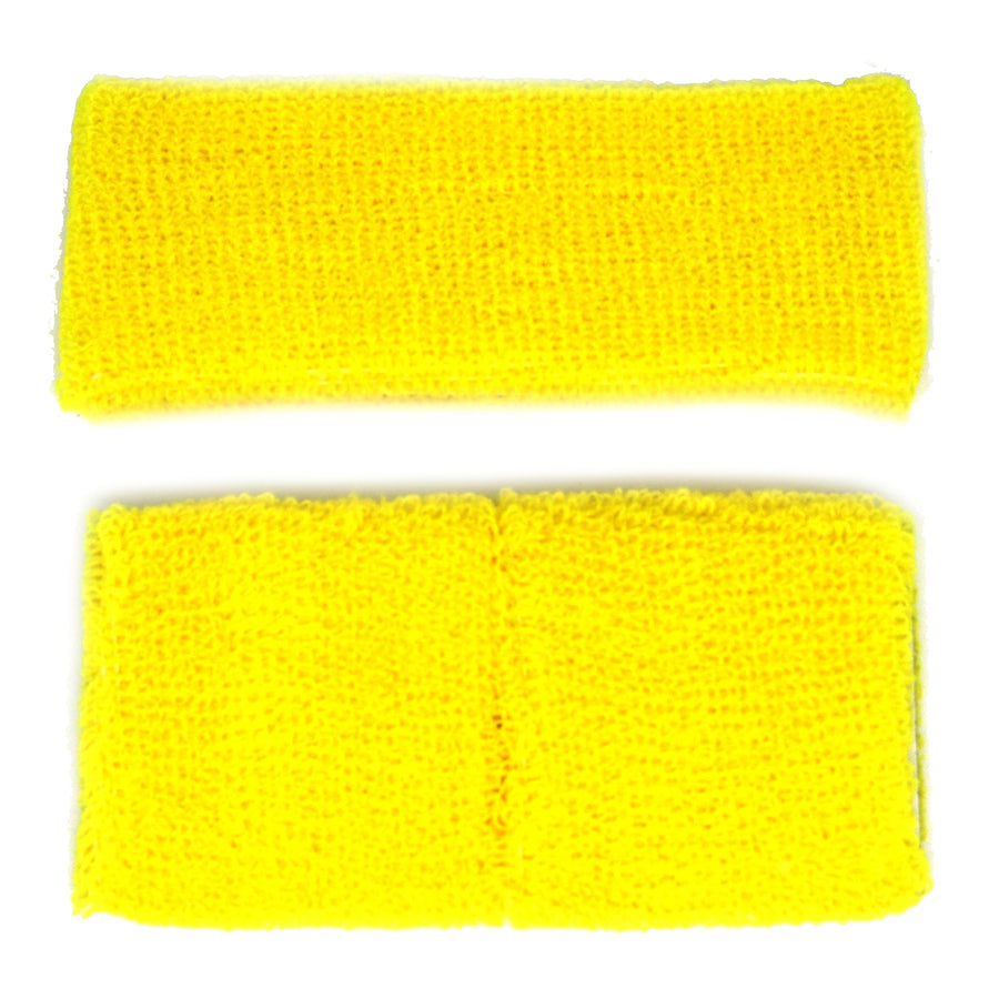 Sweatband & Wristband Set (Yellow)