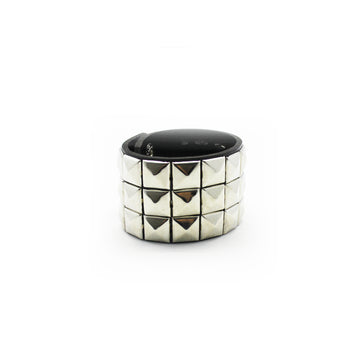 Punk Wristband with Square Studs
