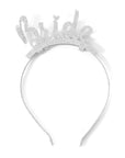 Bride Glitter Headband (Silver)