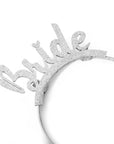 Bride Glitter Headband (Silver)