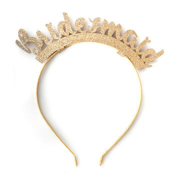 Bridesmaid Glitter Headband (Gold)
