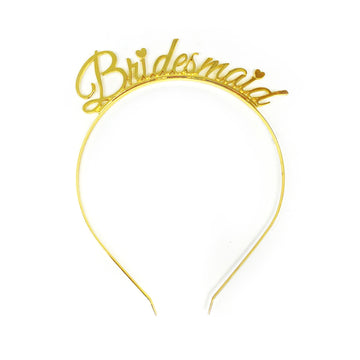 Gold Deluxe Bridesmaid Headband