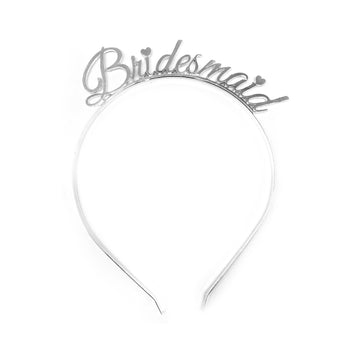 Silver Deluxe Bridesmaid Headband