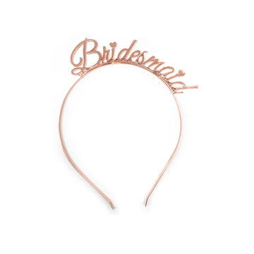 Rose Gold Deluxe Bridesmaid Headband