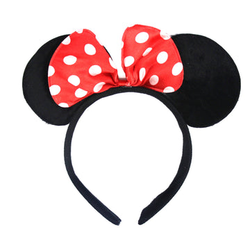 Girls Mouse Headband with Bow