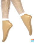 White Fishnet Leggings
