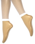 White Fishnet Leggings